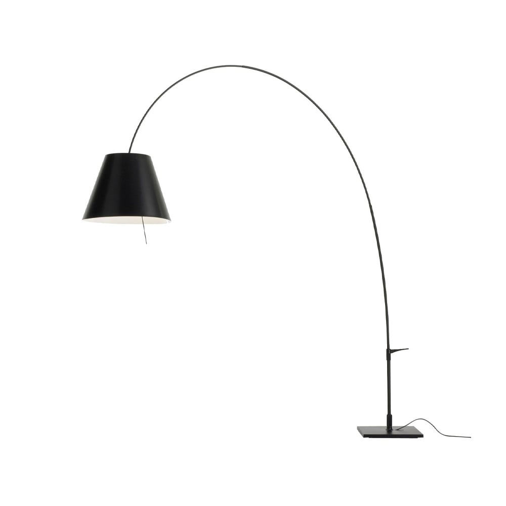 Bilde av Luceplan Lady Costanza D13E d gulvlampe sort skjerm sortlakkert stativ