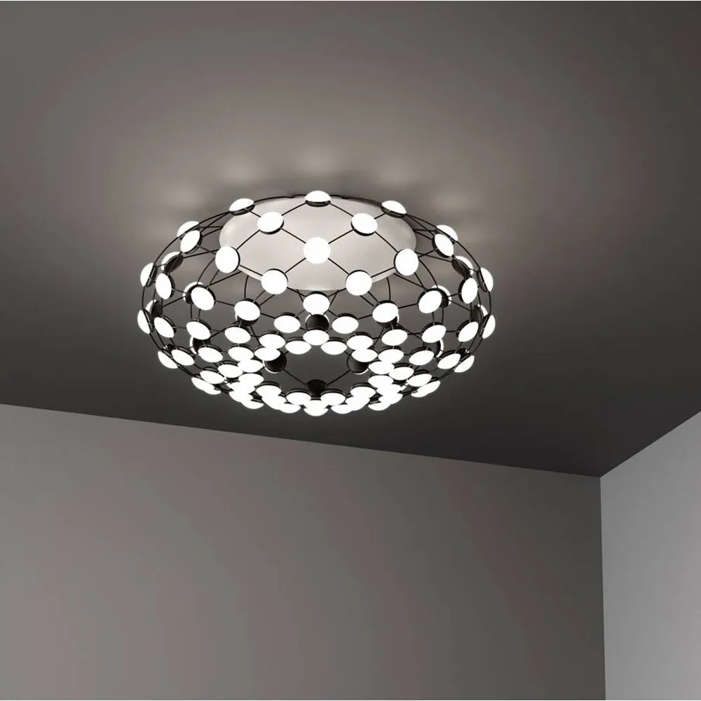 Mesh plafond, sort Luceplan