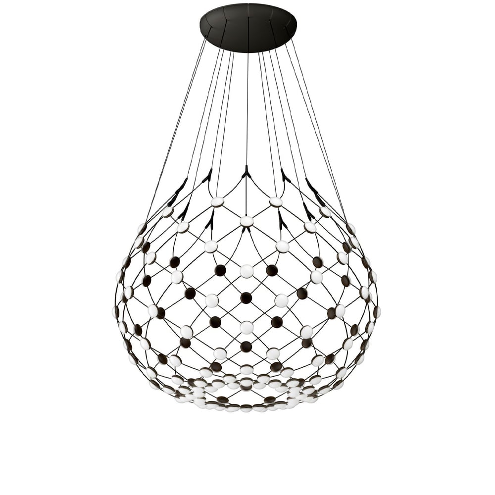 Bilde av Luceplan Mesh taklampe sort medium