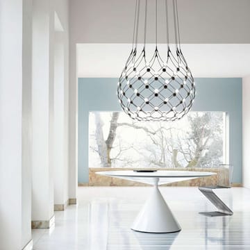 Mesh Wireless taklampe - sort, large - Luceplan
