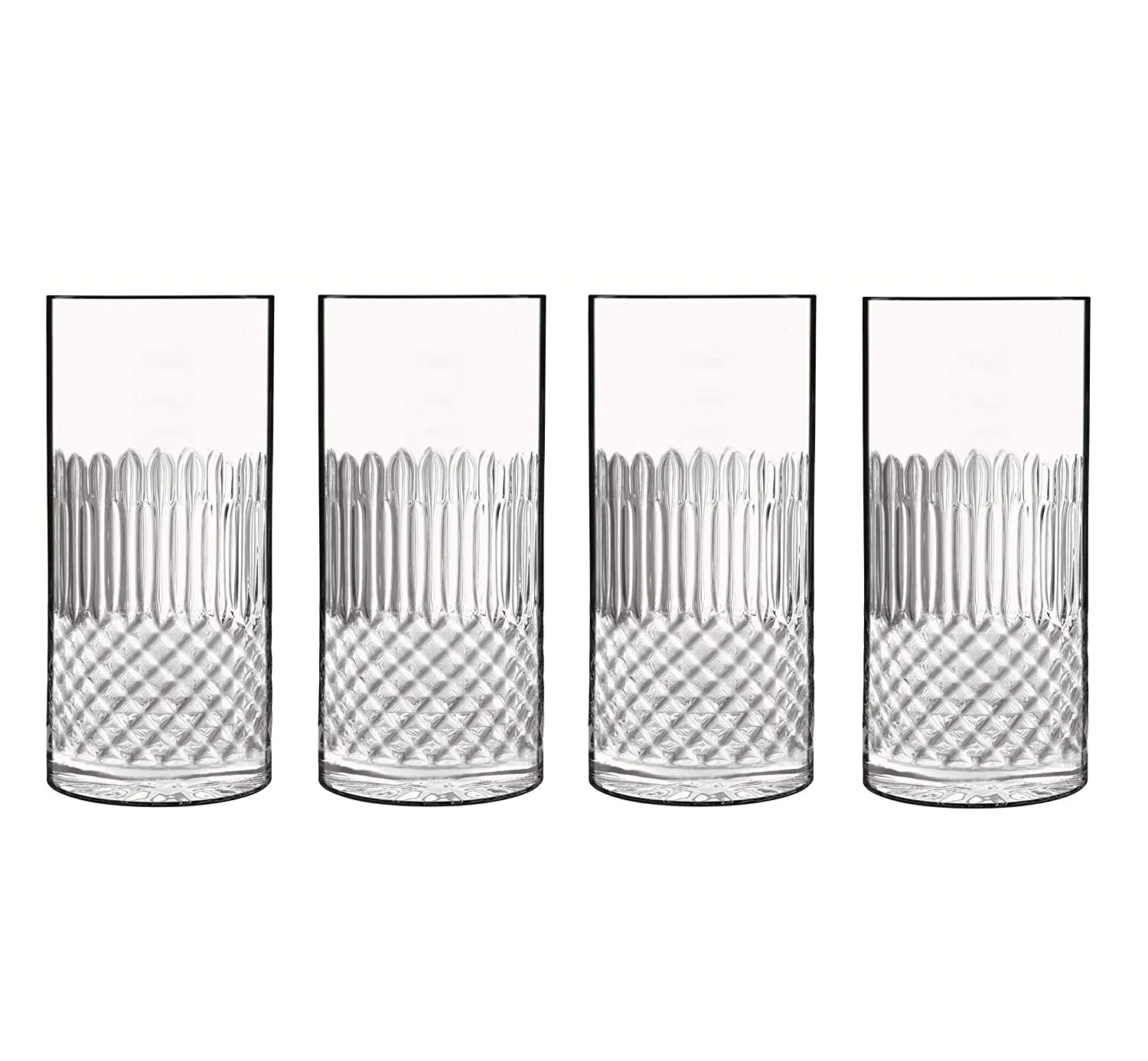 Diamante Ølglass/Longdrinkglass 4-pakning, 48 cl Luigi Bormioli