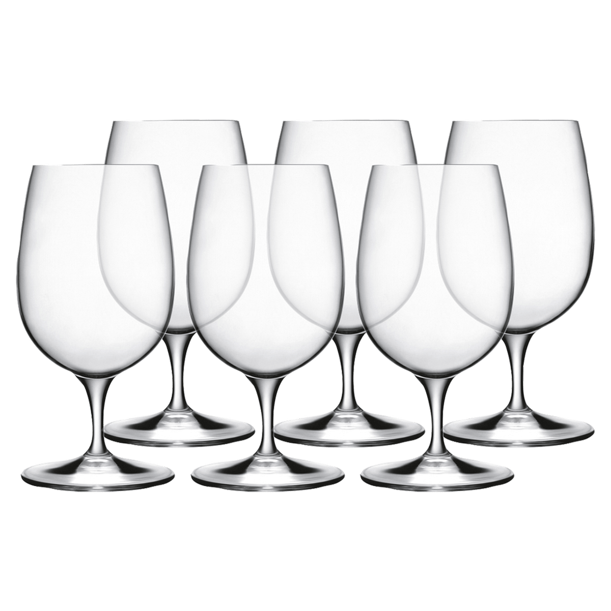 Luigi Bormioli Palace lglass 6-pakning 42 cl | Skandinavisk Design | Ølglass | Gjennomsiktig