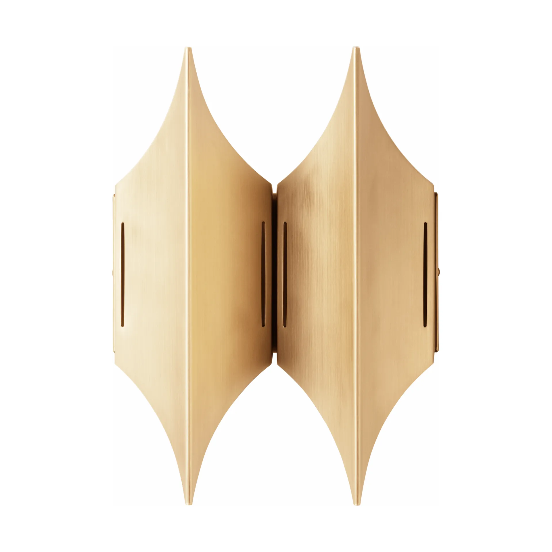 Gothic II vegglampe, Brass LYFA