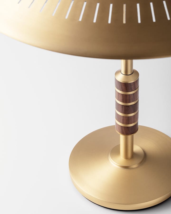 Governor 250 bordlampe, Brass-walnut LYFA