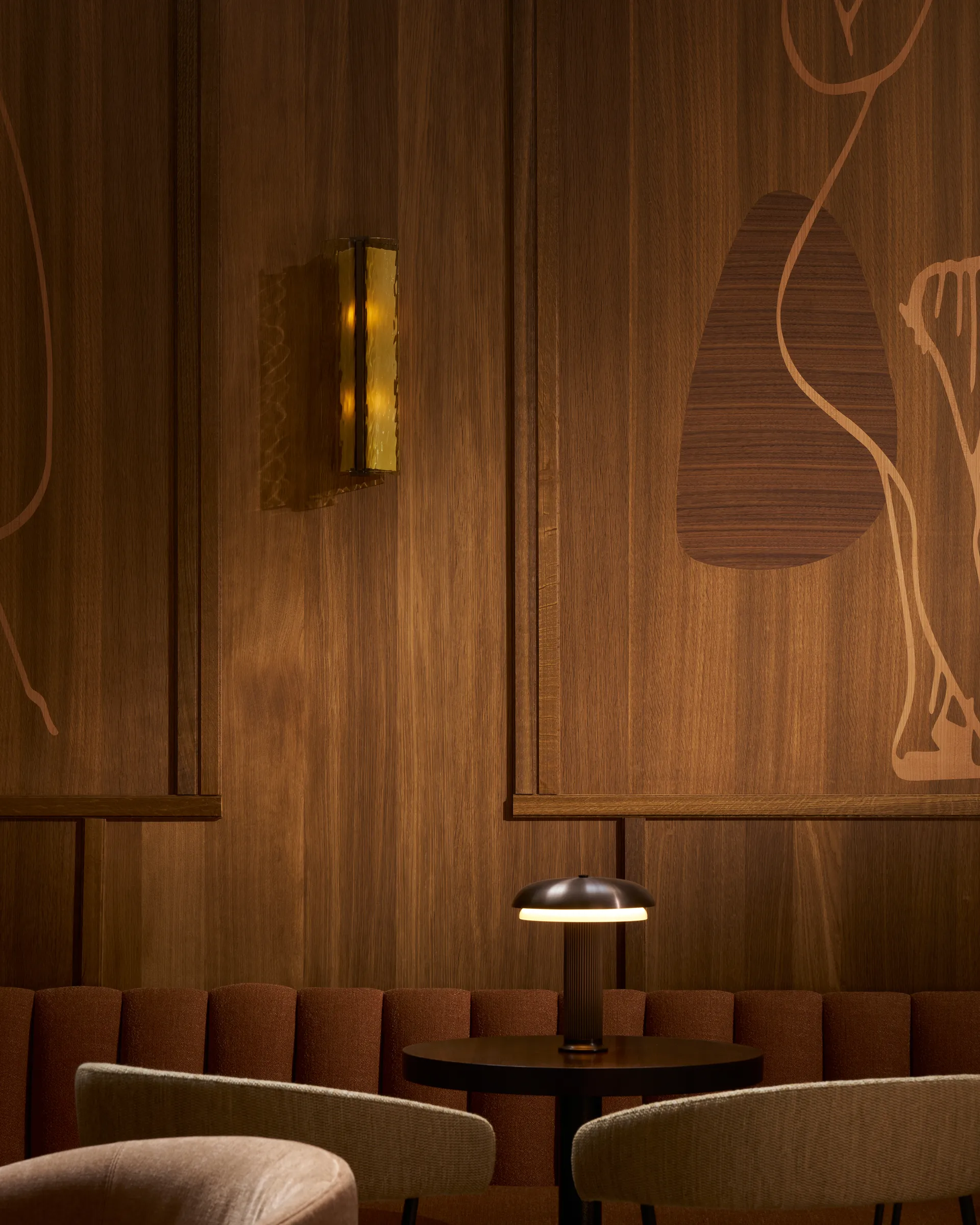 Ryff vegglampe, Bronze LYFA