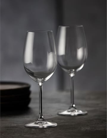 Clarity hvitvinsglass 35 cl 4-pakning - Clear - Lyngby Glas