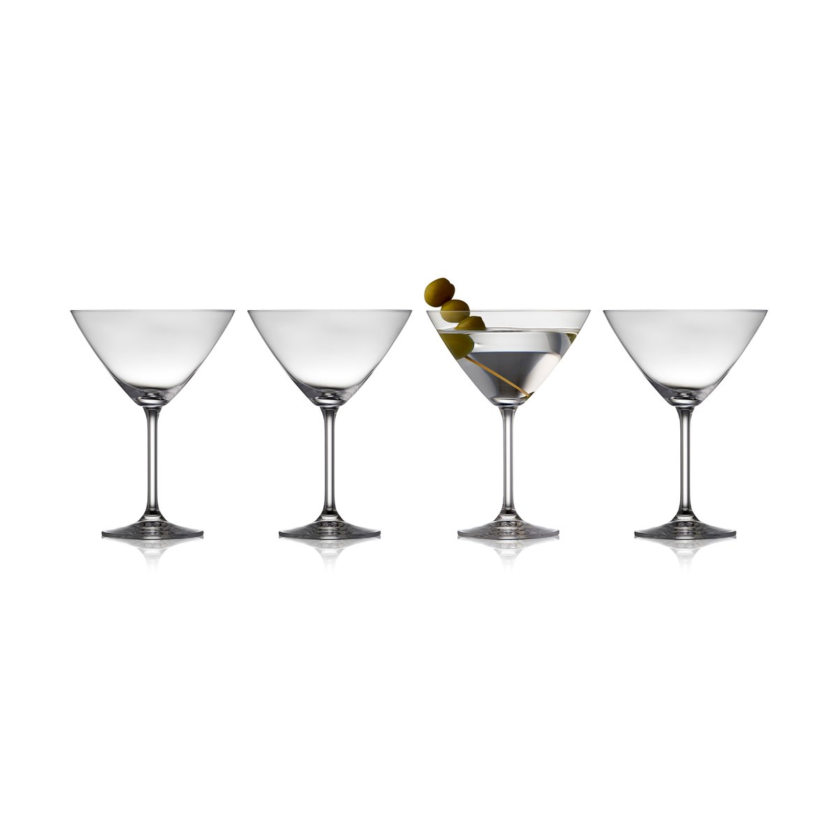 Lyngby Glas Juvel martiniglass 28 cl 4-pakning Krystall