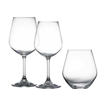 Lyngby Glass sett 18 deler - Krystall - Lyngby Glas