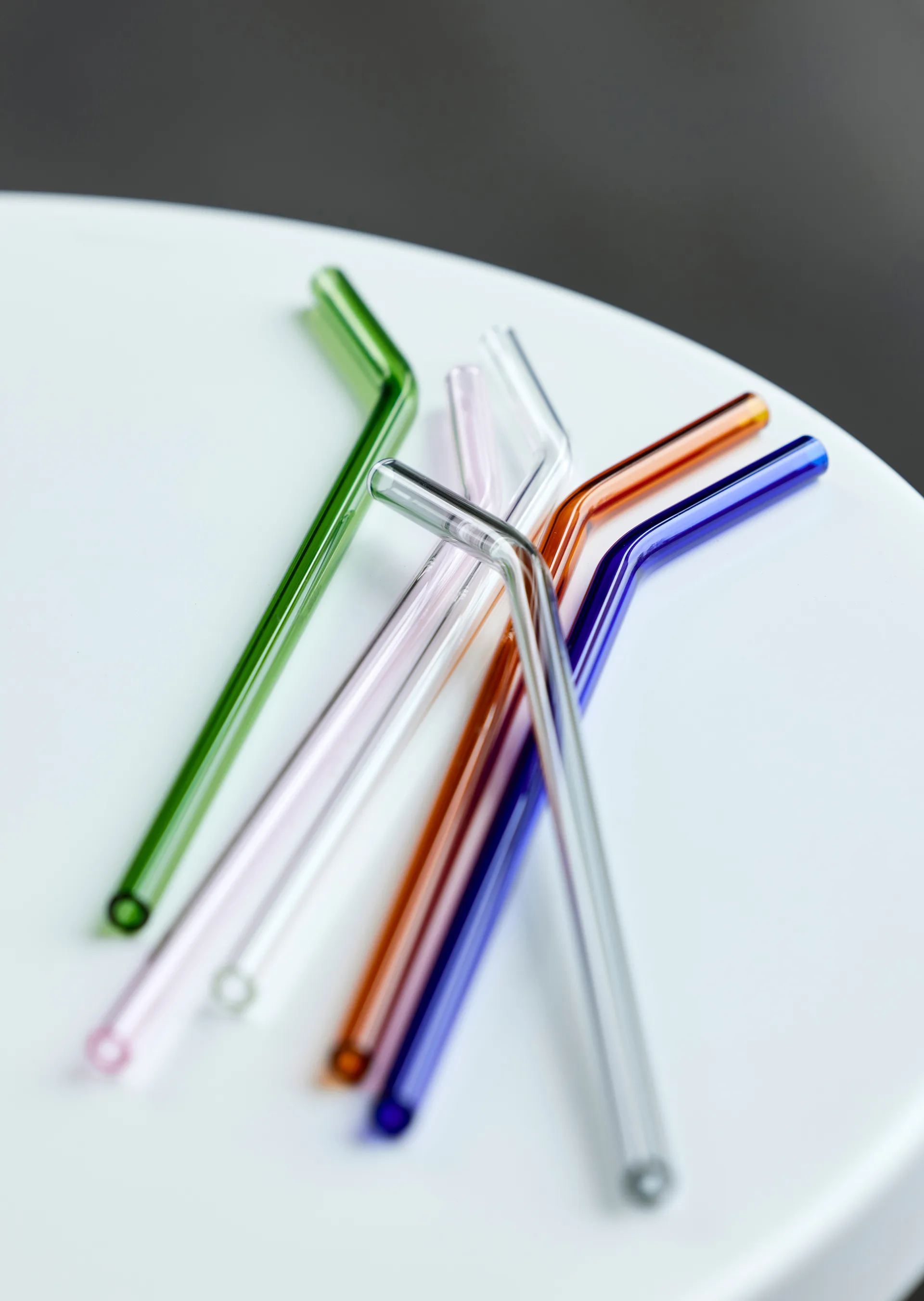 Lyngby Glass sugerør 21,5 cm 6-pakning, Klar Lyngby Glas