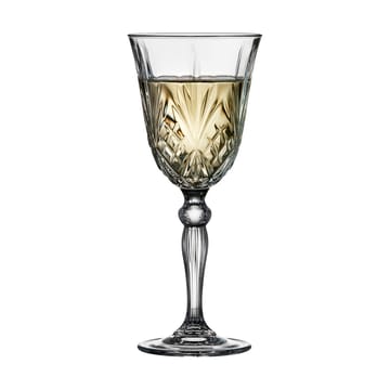 Melodia hvitvinsglass 21 cl 4-pakning - Krystall - Lyngby Glas
