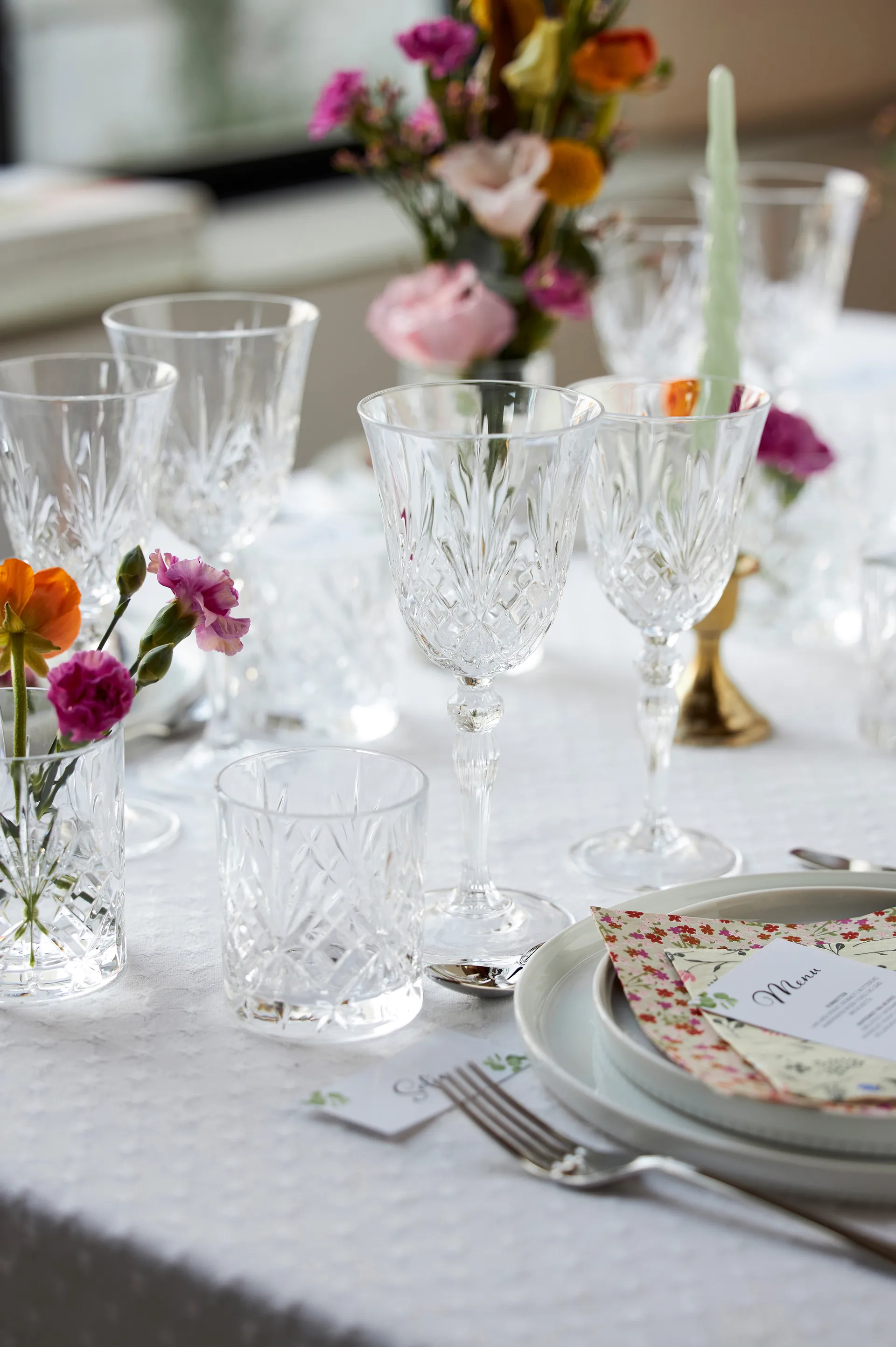 Melodia hvitvinsglass 21 cl 4-pakning, Krystall Lyngby Glas