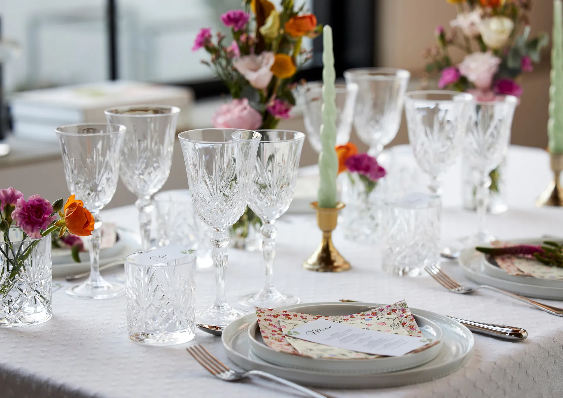 Melodia hvitvinsglass 21 cl 4-pakning, Krystall Lyngby Glas