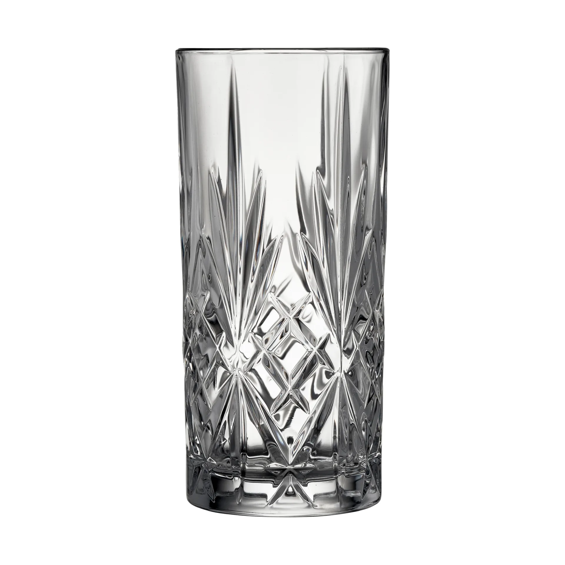 Melodia kanne og highballglass 7 deler, Krystall Lyngby Glas