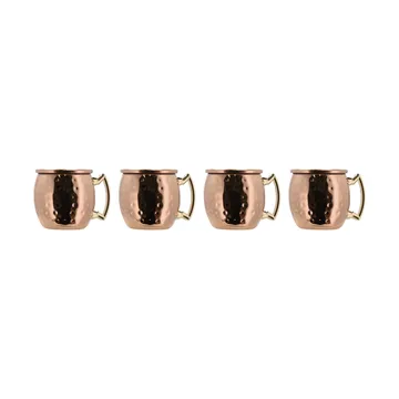 Moscow mule mini shotglass 8 cl 4-pakning - Kobber - Lyngby Glas
