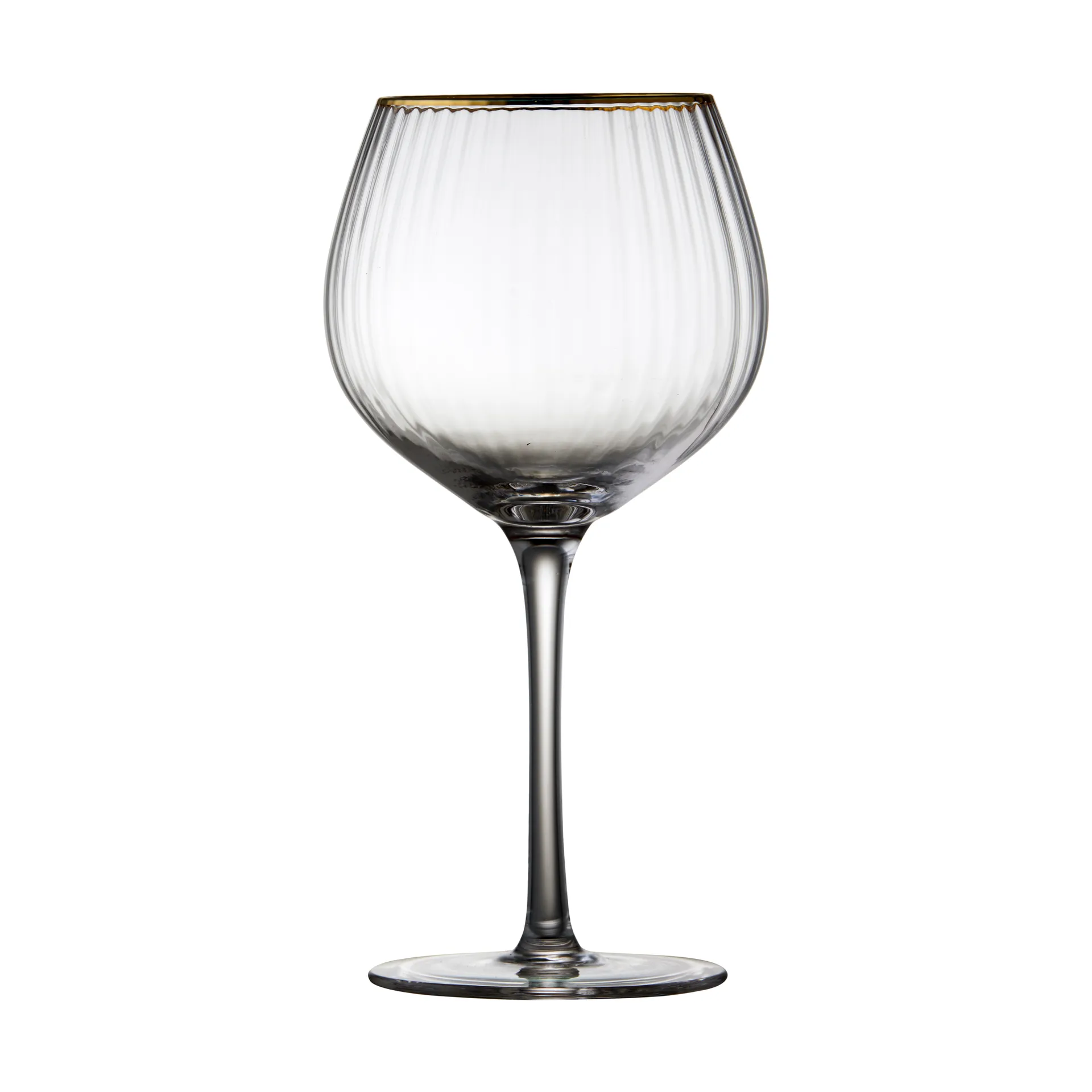Palermo Gold gin- og tonicglass 65 cl 4-pakning, Klar-gull Lyngby Glas