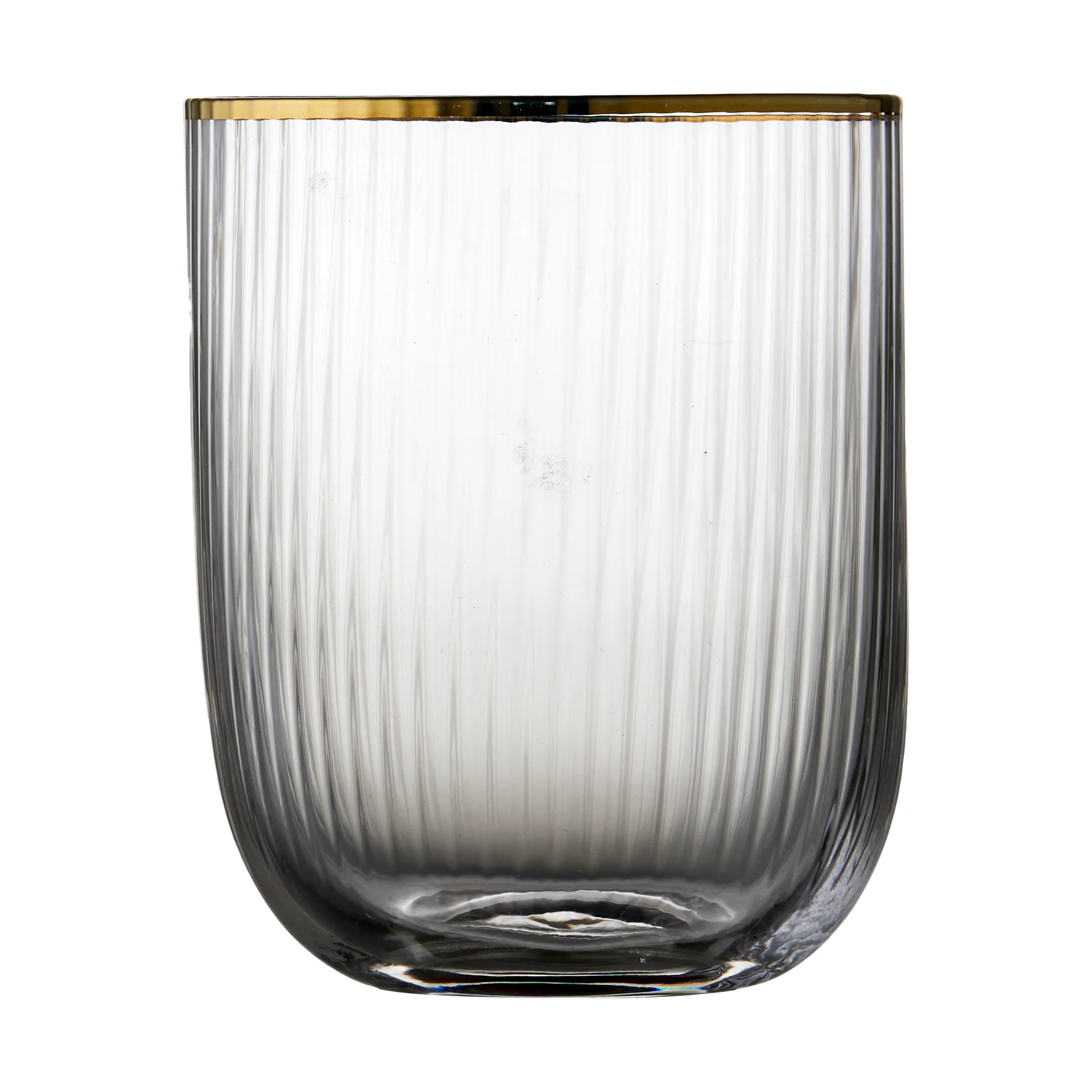 Palermo Gold tumblerglass 35 cl 4-pakning, Klar-gull Lyngby Glas