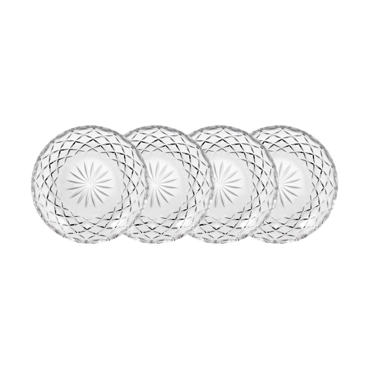 Lyngby Glas Sorrento asjett Ø 16 cm 6-pakning Klar