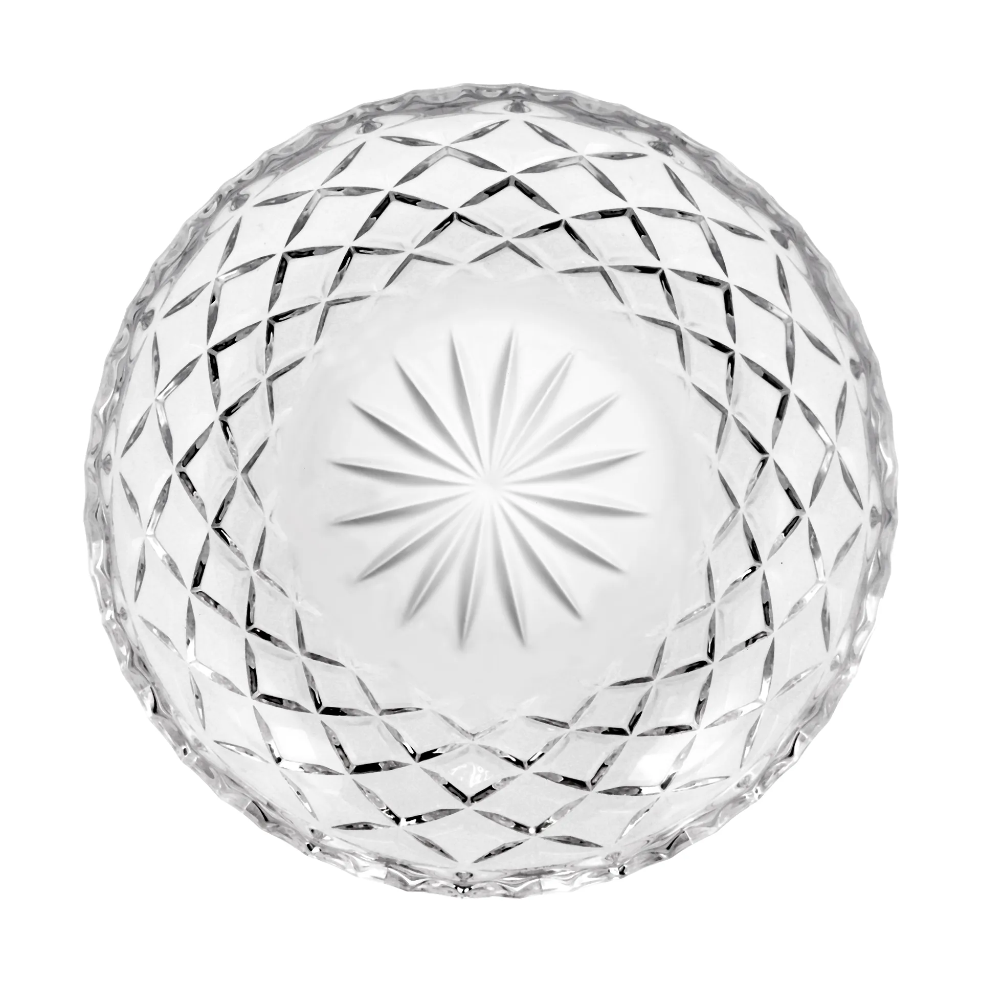 Sorrento asjett Ø 16 cm 6-pakning, Klar Lyngby Glas