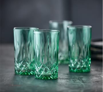 Sorrento highball glass 38 cl 4-pakning - Green - Lyngby Glas