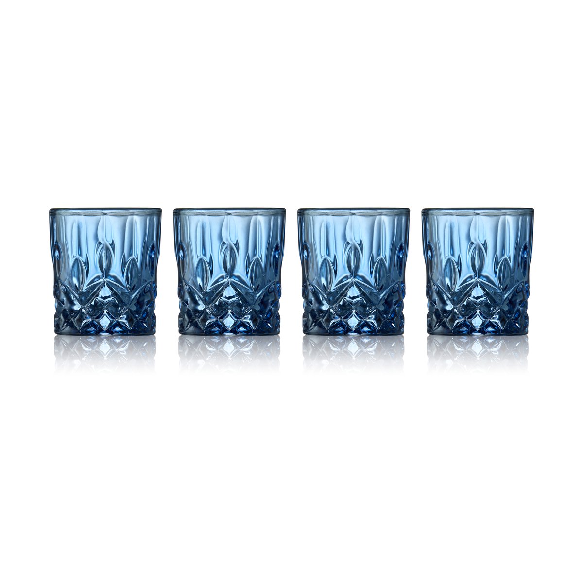 Sorrento shotglass 4 cl 4-pack Blå