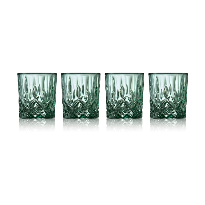 Sorrento shotglass 4 cl 4-pack - Grønn - Lyngby Glas