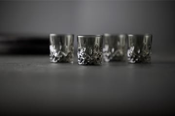 Sorrento shotglass 4 cl 4-pack - Smoke - Lyngby Glas