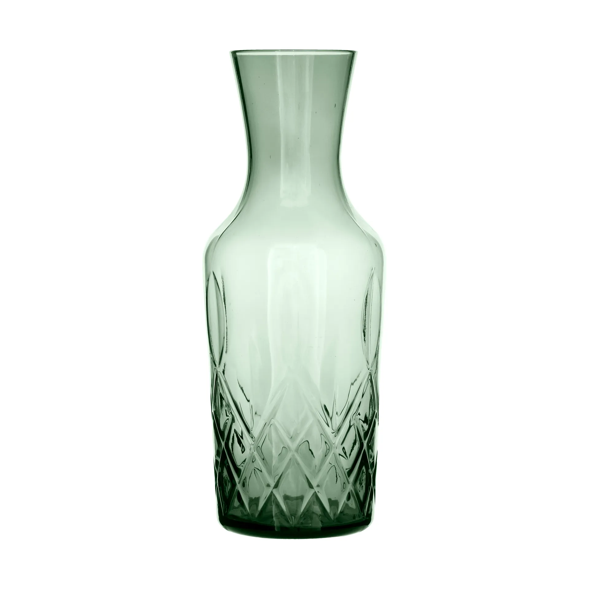 Sorrento vannkaraffel 1 liter, Grønn Lyngby Glas