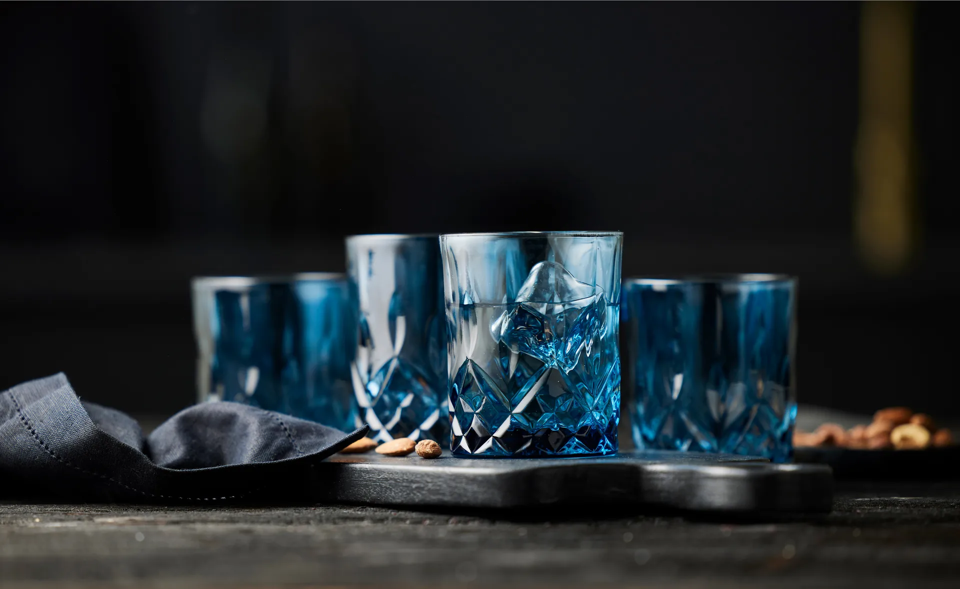 Sorrento whiskyglass 32 cl 4-pakning, Blue Lyngby Glas