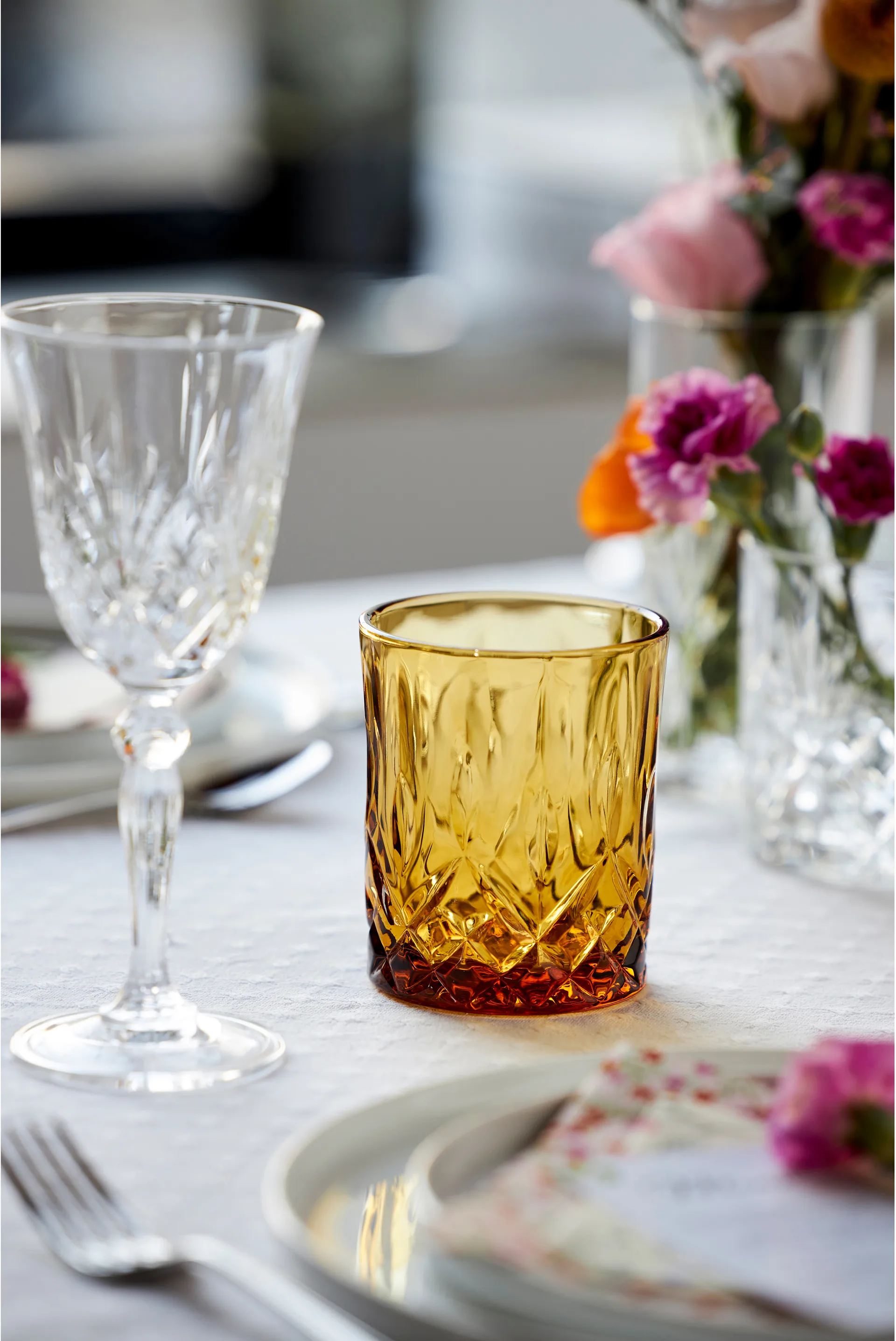 Sorrento whiskyglass 32 cl 4-pakning, Blue Lyngby Glas