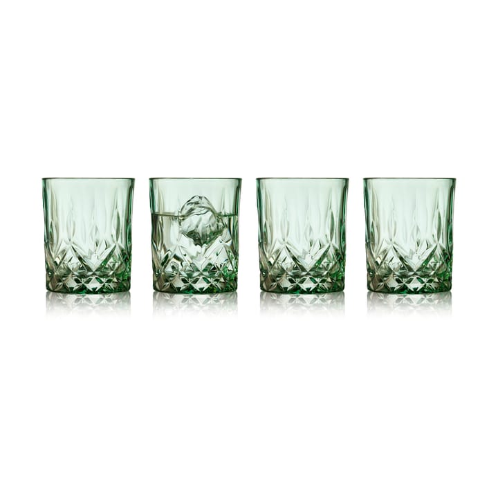 Sorrento whiskyglass 32 cl 4-pakning - Green - Lyngby Glas