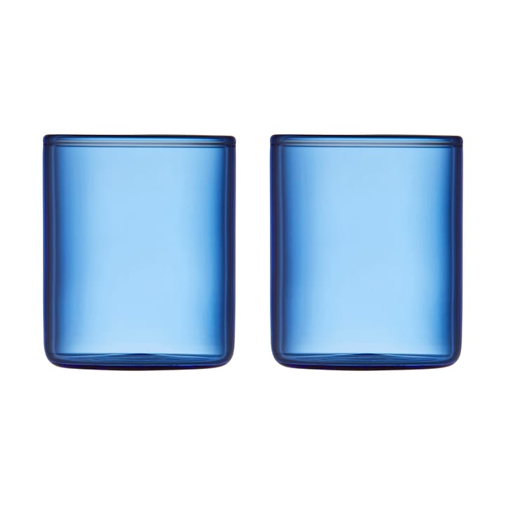 Torino shotglass 6 cl 2-pakning - Blue - Lyngby Glas