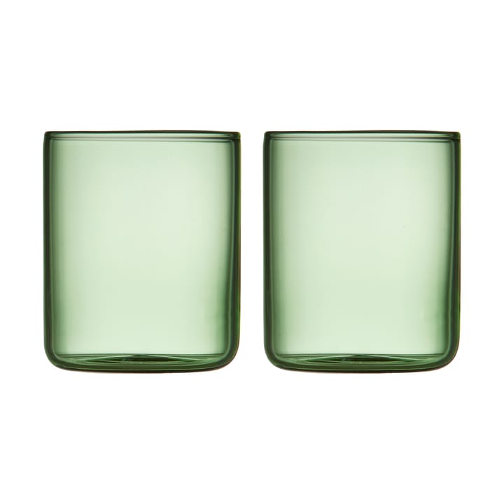 Torino shotglass 6 cl 2-pakning - Green - Lyngby Glas