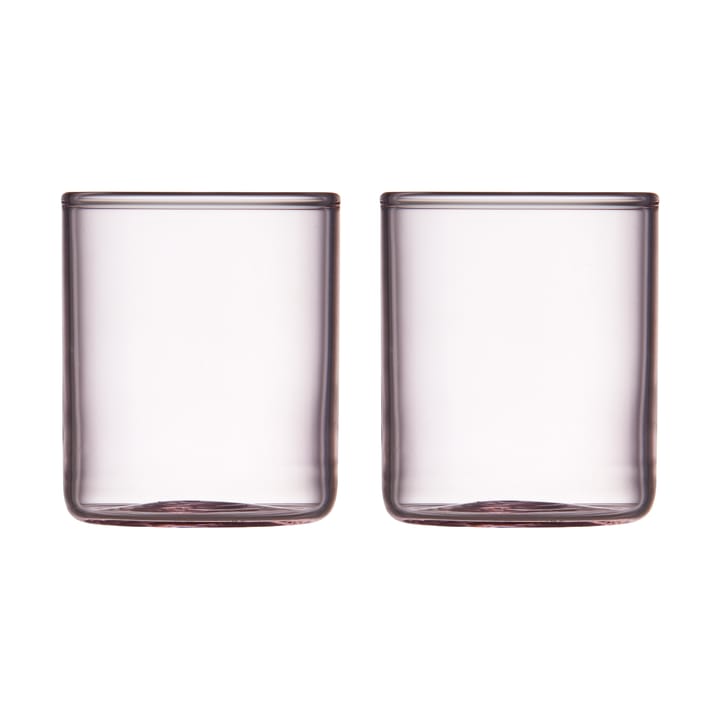 Torino shotglass 6 cl 2-pakning - Pink - Lyngby Glas