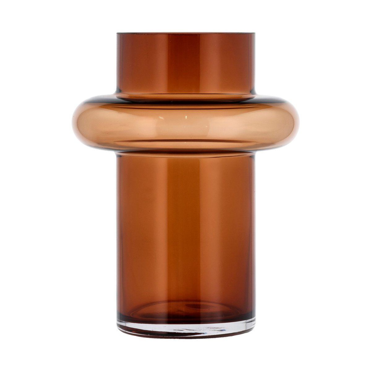 Bilde av Lyngby Glas Tube glassvase 20 cm Amber