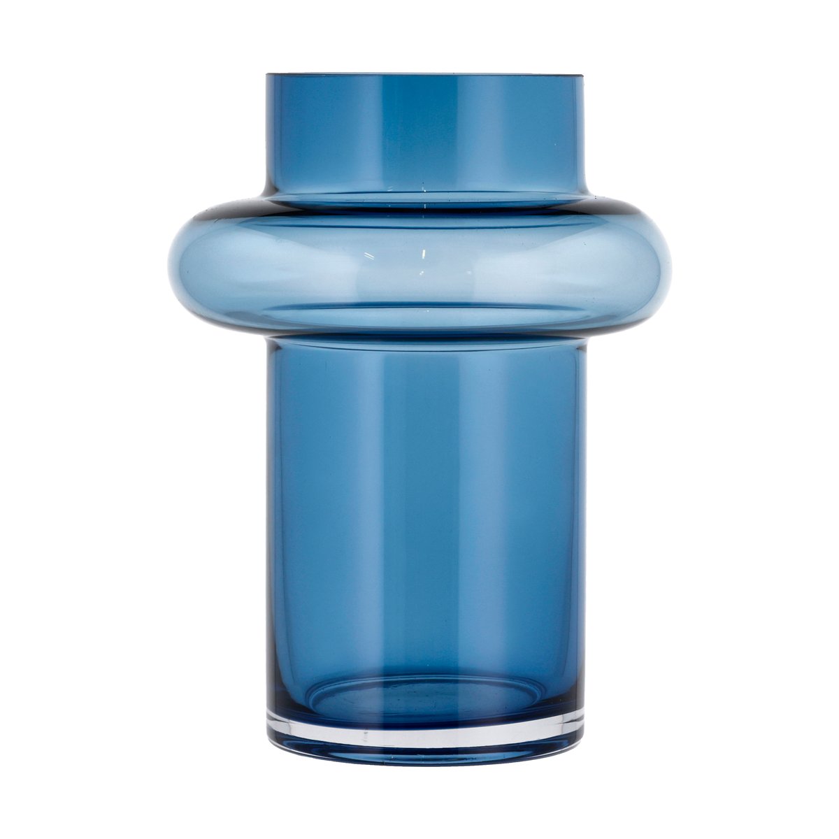 Bilde av Lyngby Glas Tube glassvase 20 cm Blå