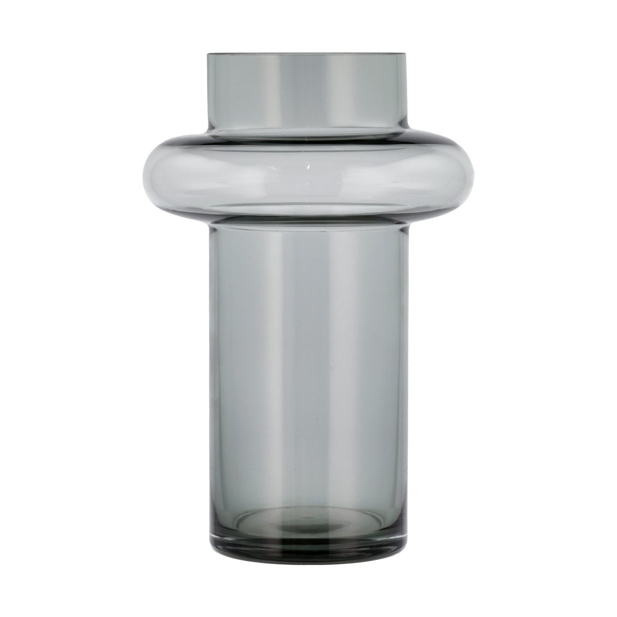 Bilde av Lyngby Glas Tube glassvase 25 cm Smoke