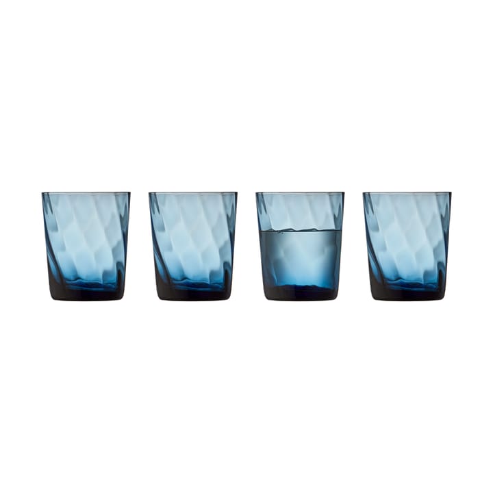 Vienna vannglass 30 cl 4-pakning - Blue - Lyngby Glas