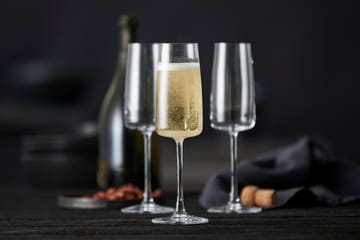 Zero champagneglass 30 cl 4-pakning - Krystall - Lyngby Glas