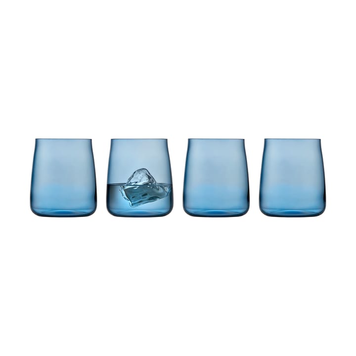 Zero vannglass 42 cl 4-pakning - Blue - Lyngby Glas