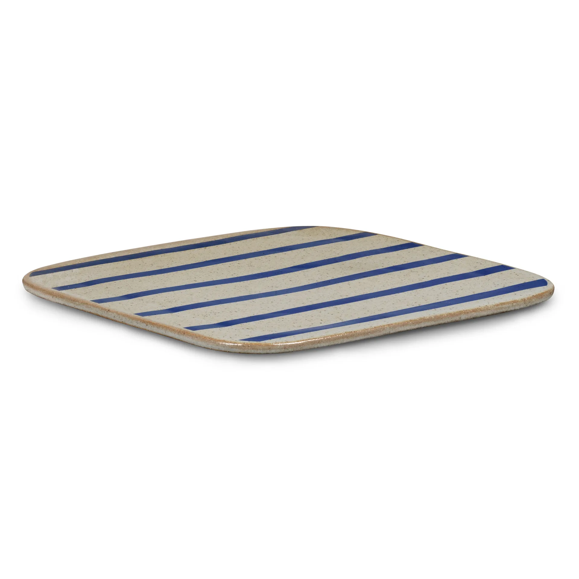 DAN-ILD remsa serveringsfat 27x27 cm, Blå Lyngby Porcelæn