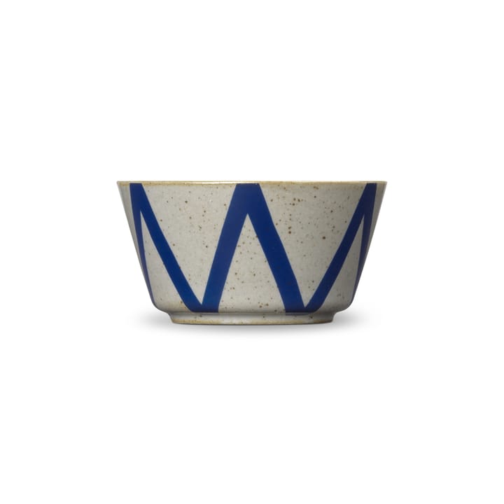 DAN-ILD sicksack skål Ø9 cm, Blå Lyngby Porcelæn