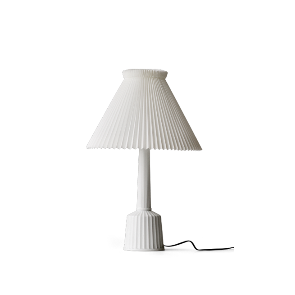 Lyngby Porcelæn Esben klint bordlampe hvit, h.44 cm