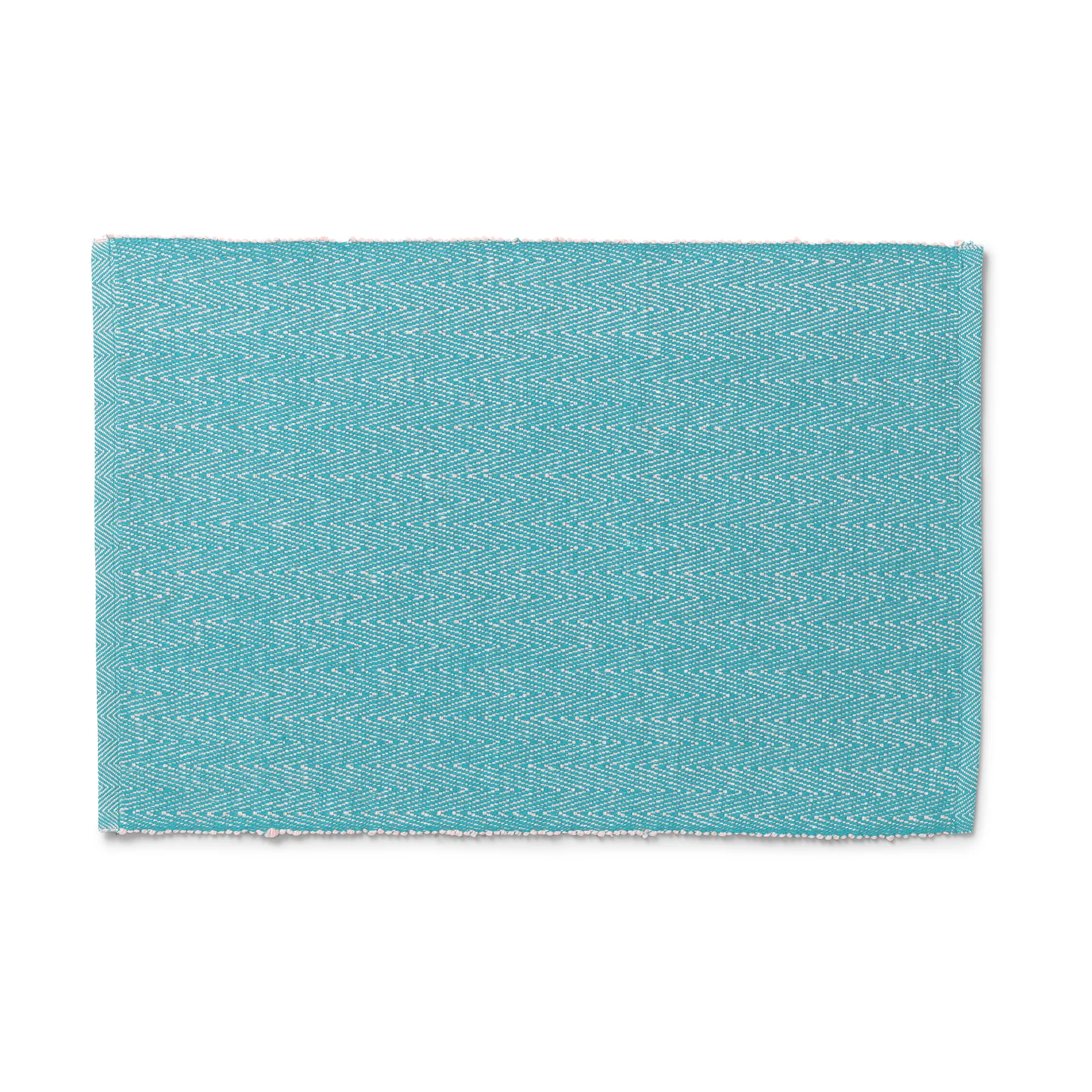 Herringbone bordbrikke 30x43 cm, Turkis Lyngby Porcelæn