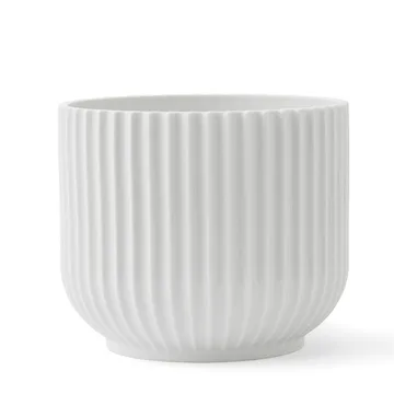 Lyngby blomsterpotte hvit - Ø18,9 cm - Lyngby Porcelæn