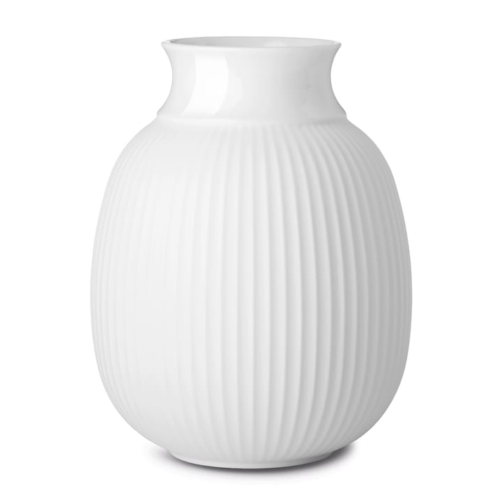 Lyngby Curve vase 12 cm - Hvit - Lyngby Porcelæn