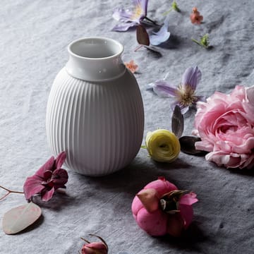 Lyngby Curve vase 12 cm - Hvit - Lyngby Porcelæn
