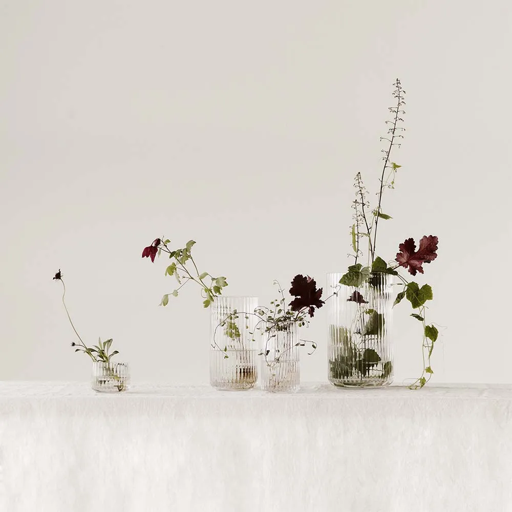 Lyngby Vase, burgundy, 25 cm Lyngby Porcelæn