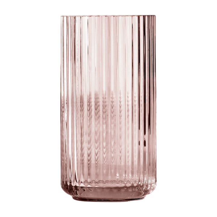 Lyngby vase glass burgunder - 19 cm - Lyngby Porcelæn