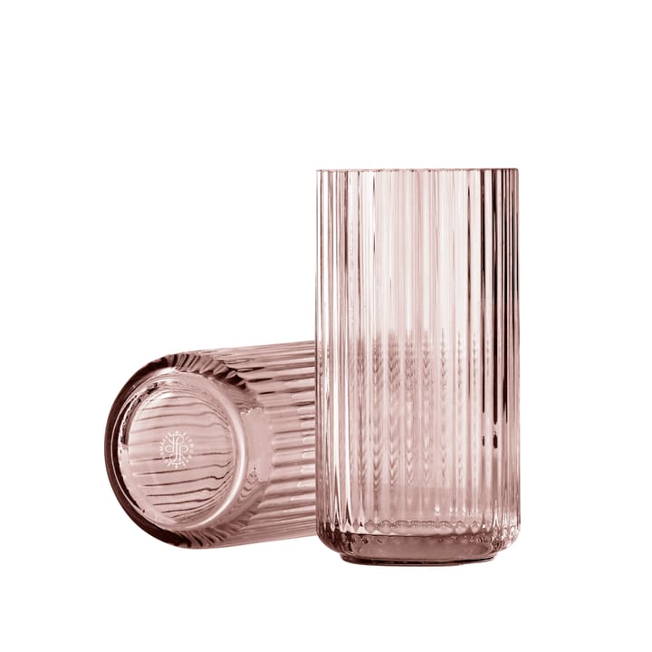 Lyngby vase glass burgunder - 19 cm - Lyngby Porcelæn