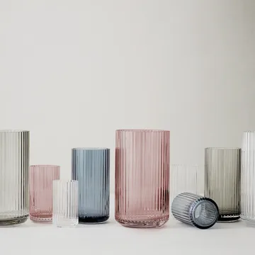 Lyngby vase glass burgunder - 38 cm - Lyngby Porcelæn